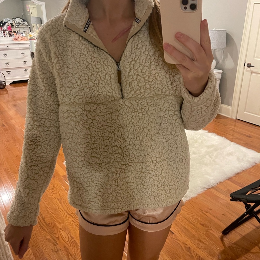 warm winter zip up